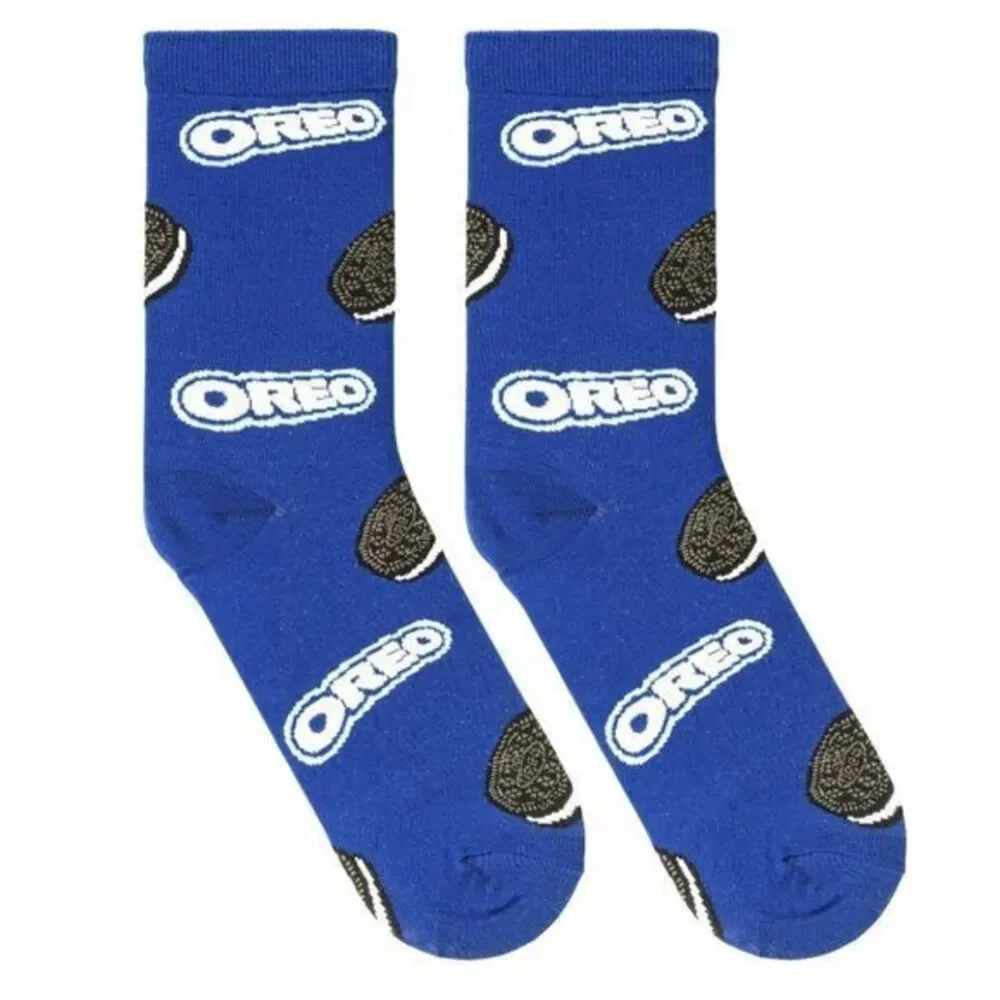 Novelty Crew Socks Cookies and Twinkies‎ Mens Size 6-12